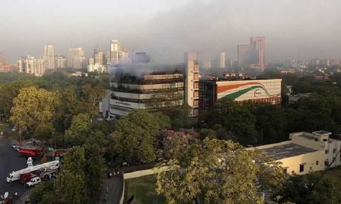 Fire guts Delhi`s natural history museum